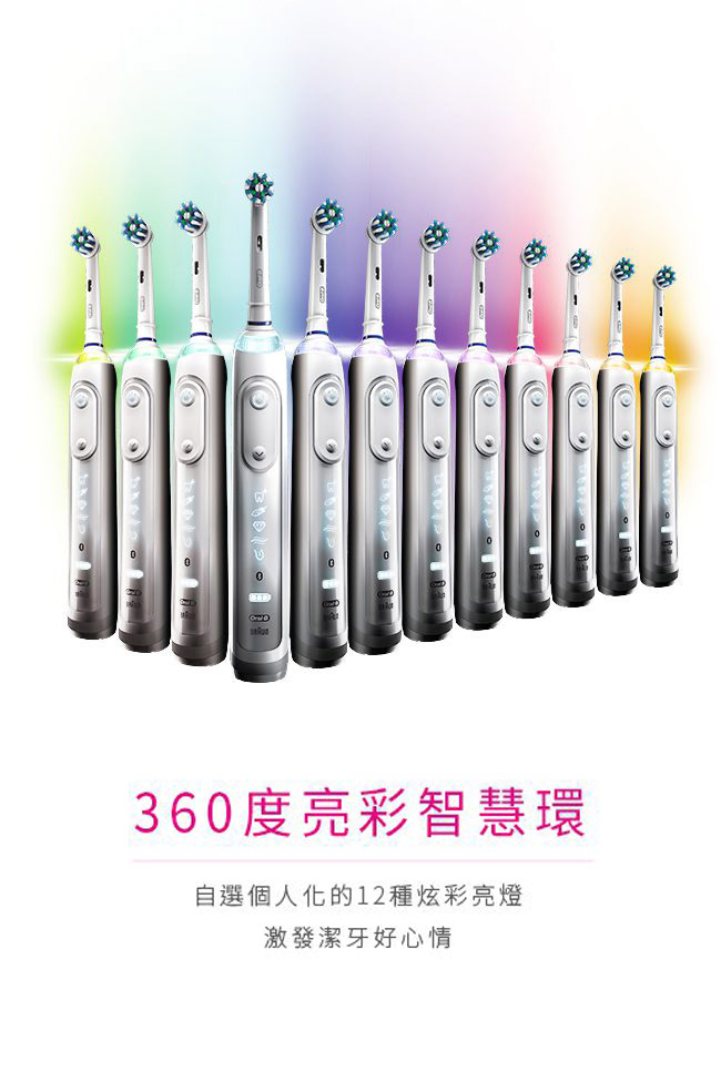德國百靈 Oral-B Genius9000 3D智慧追蹤電動牙刷 (櫻花粉限量禮盒)