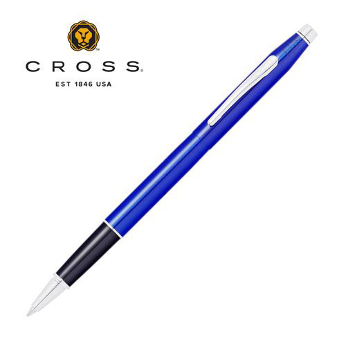 【4/23~6/30畢業季限定75折】【可雷雕】美國 CROSS Classic Century 世紀經典藍亮漆鋼珠筆