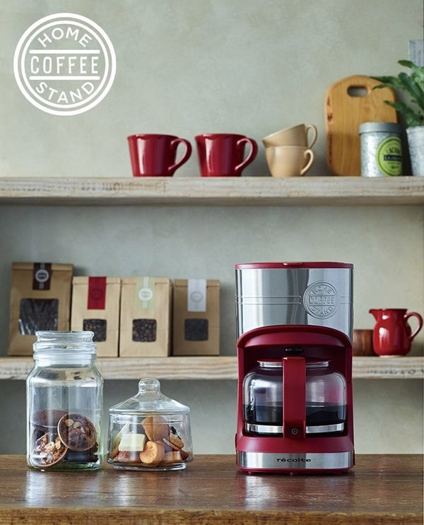 日本 recolte Home Coffee Stand 經典咖啡機 經典紅