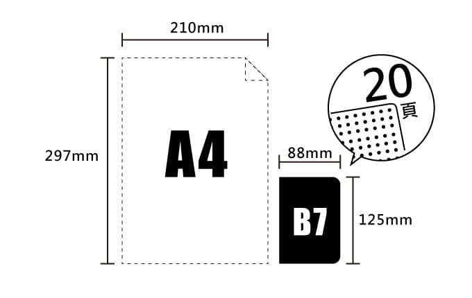 B7筆記本尺寸