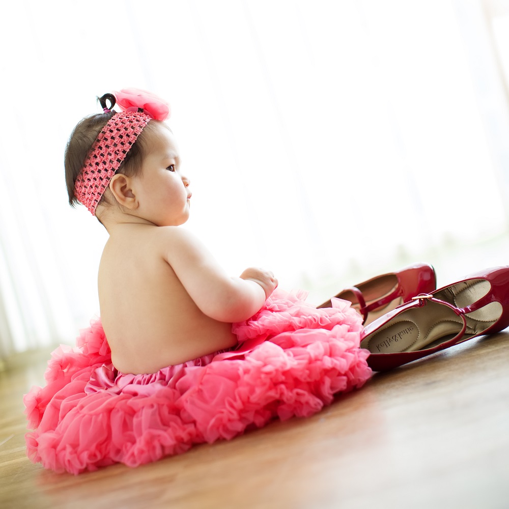 日安朵朵 女嬰童蓬蓬裙夢幻禮盒 - 薔薇公主 0-2歲(80cm)