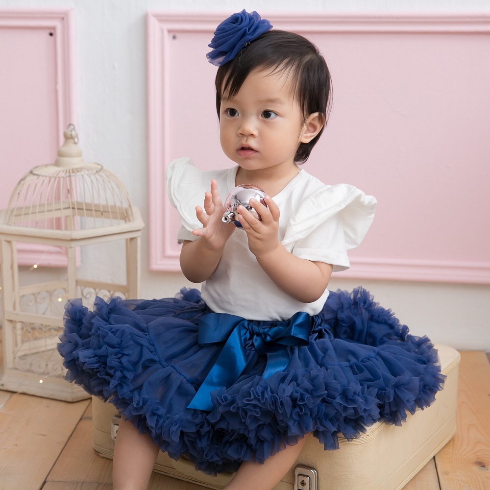日安朵朵 女嬰童蓬蓬裙夢幻禮盒 - 海洋之心 2-4歲(90cm)