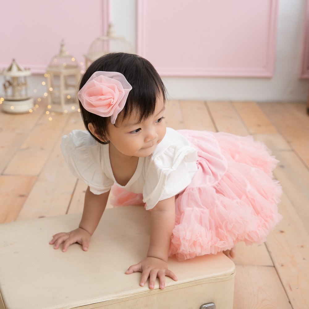 日安朵朵 女嬰童蓬蓬裙夢幻禮盒 - 玫瑰石英 0-2歲(80cm)