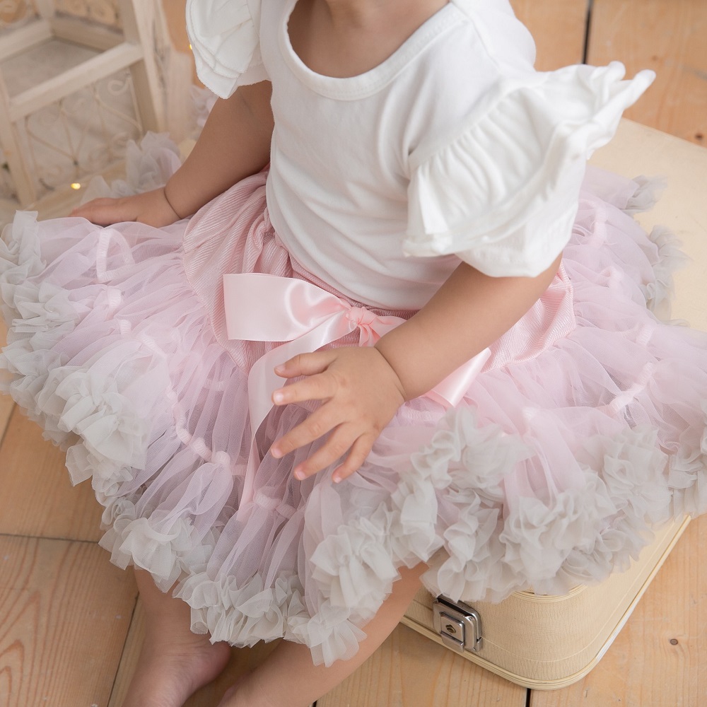 日安朵朵 女嬰童蓬蓬裙夢幻禮盒 - 粉霧芭蕾 7-8歲(120cm)[預購]