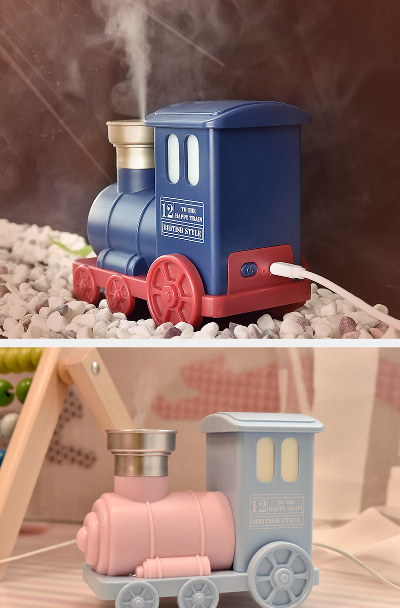 【FINAL CALL】創意小物館 創意卡通火車加濕器 甜蜜粉