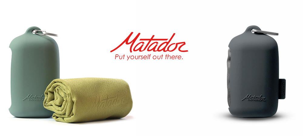 美國 Matador NanoDry Trek Towel 口袋型奈米快乾毛巾(L)-灰色