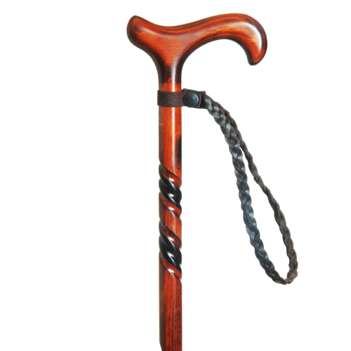 英國Classic Canes手杖配件-手腕環扣繩(皮革編織)
