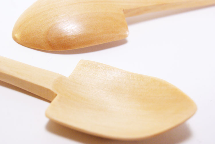日本 聖新陶芸 Garden scoop 栽培廚房用具/一體成形小木鏟