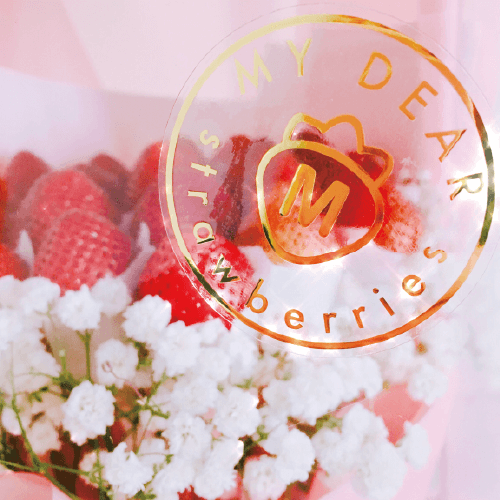 My Dear Strawberries Summer love 粉色大型草莓花束