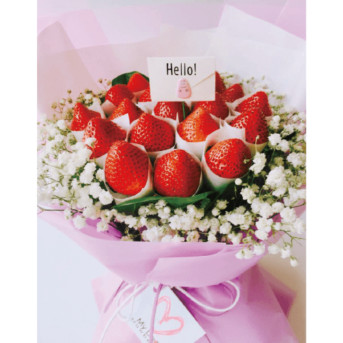 My Dear Strawberries Summer Fantasy 繽紛夏日草莓花束(中型)