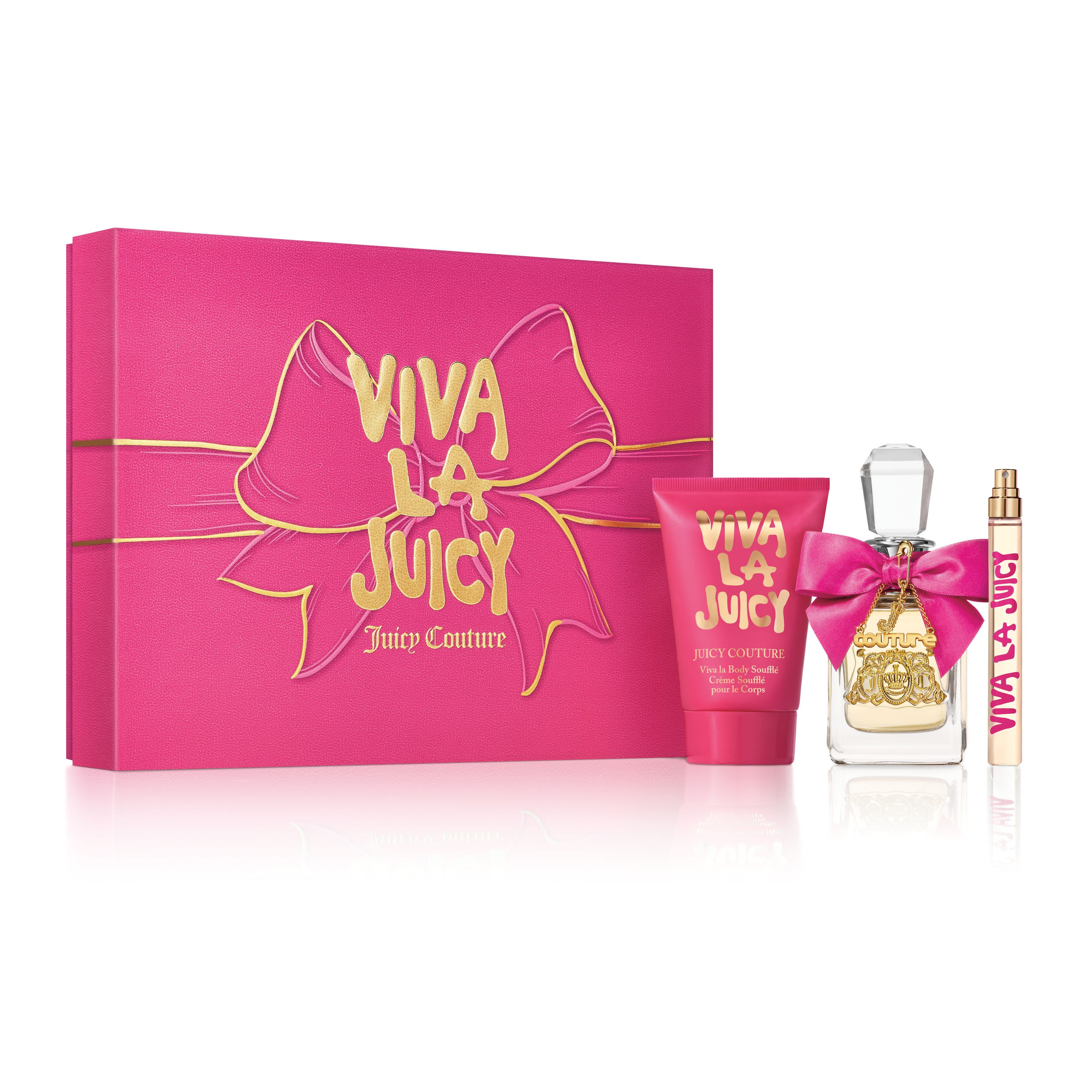 美國 Juicy Couture  Viva la Juicy 香氛禮盒 (50ml淡香精+125ml身體乳霜+10ml隨行香氛)