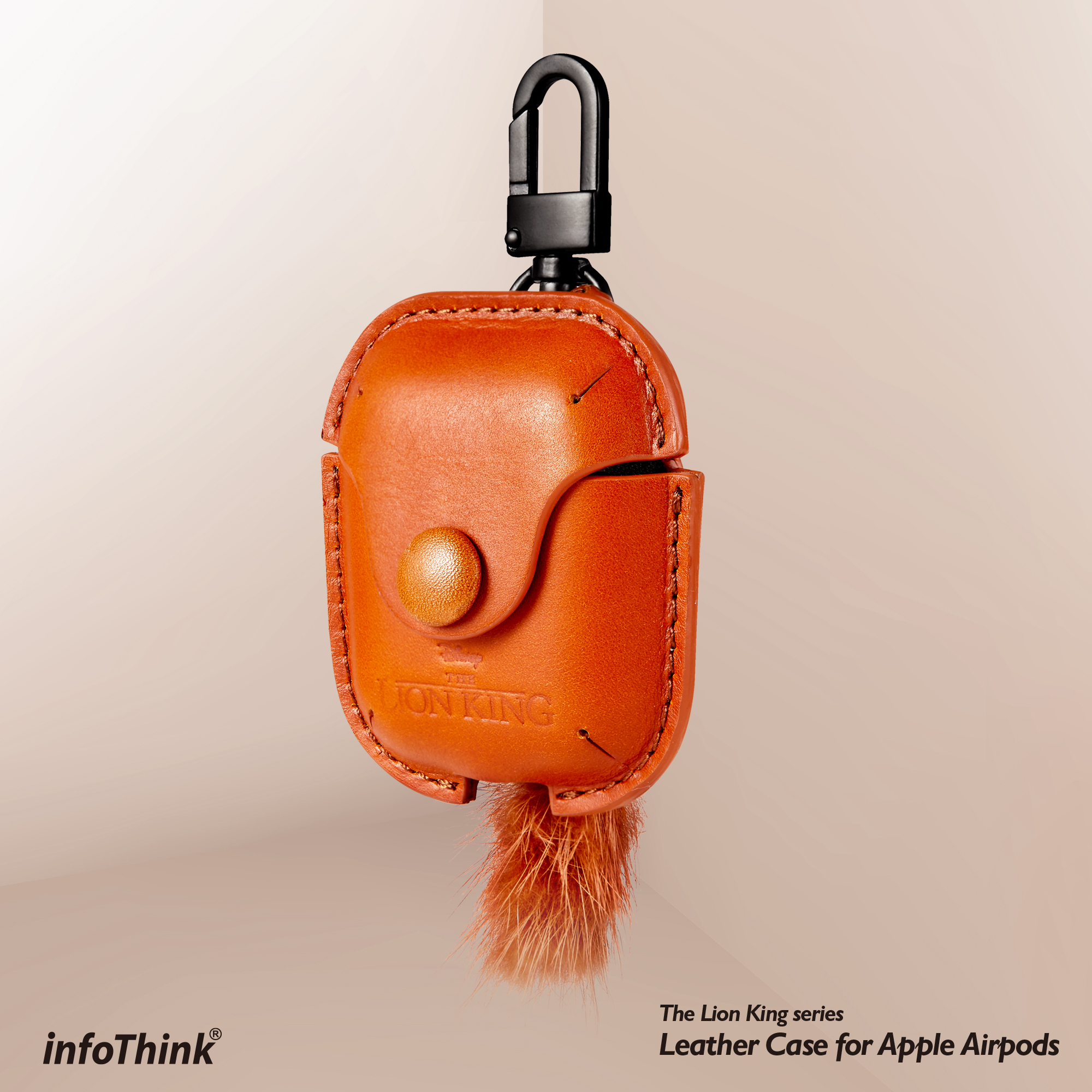 InfoThink 迪士尼獅子王系列 - Airpods皮革保護套