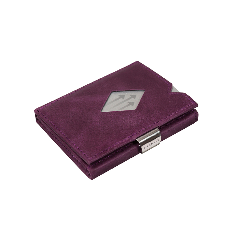 挪威 EXENTRI 紳士皮夾經典款 - 紫色