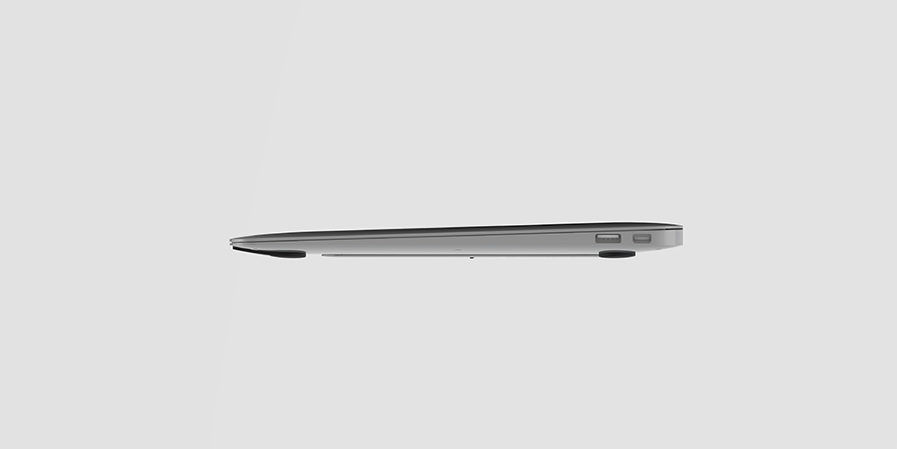 Majextand 世界最輕薄護頸筆電架-太空灰色