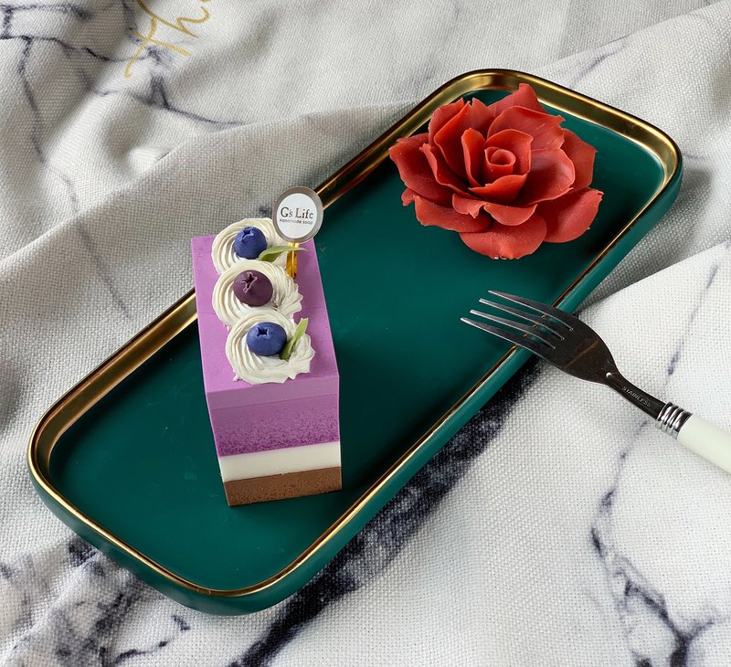 【4/9~5/12母親節現貨特惠】G’s Life 單入蛋糕香皂禮盒-藍莓可可