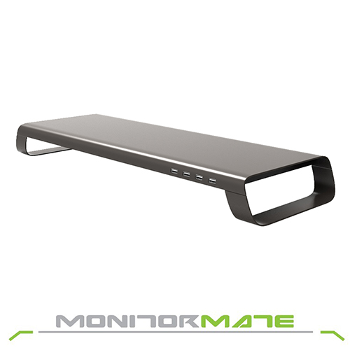 Monitormate miniONE 多功能螢幕架兼擴充平台-太空灰
