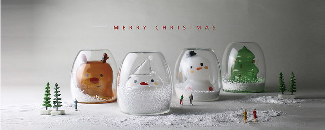 好玻 GOODGLAS 聖誕系列-雙層杯 麋鹿