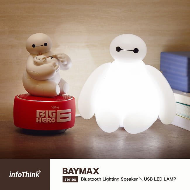 InfoThink 大英雄天團 Baymax 杯麵USB造型燈 (含遙控器)