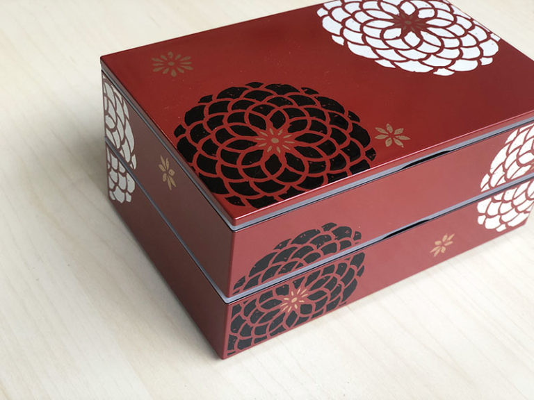 日本 HAKOYA 百華系列雙層多用便當盒-紅