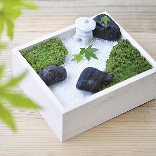 日本 聖新陶芸 koke-bon 日式庭園造景組 苔蘚苔盆
