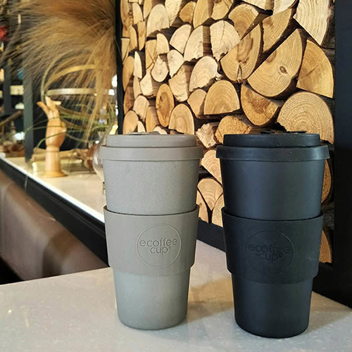 【冬季首發】英國Ecoffee Cup 環保隨行杯475ml - 停電黑