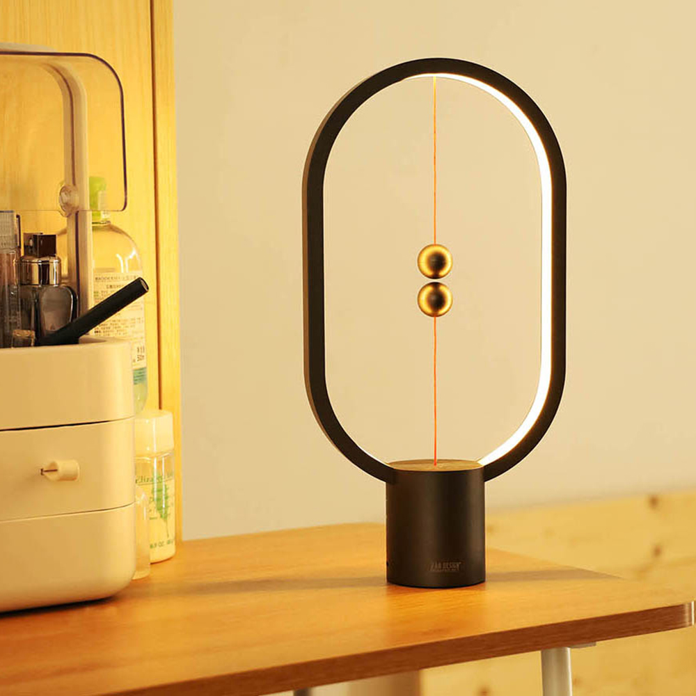 Zan design HengPRO 衡 LED橢圓形檯燈2.0-烤漆款黑色