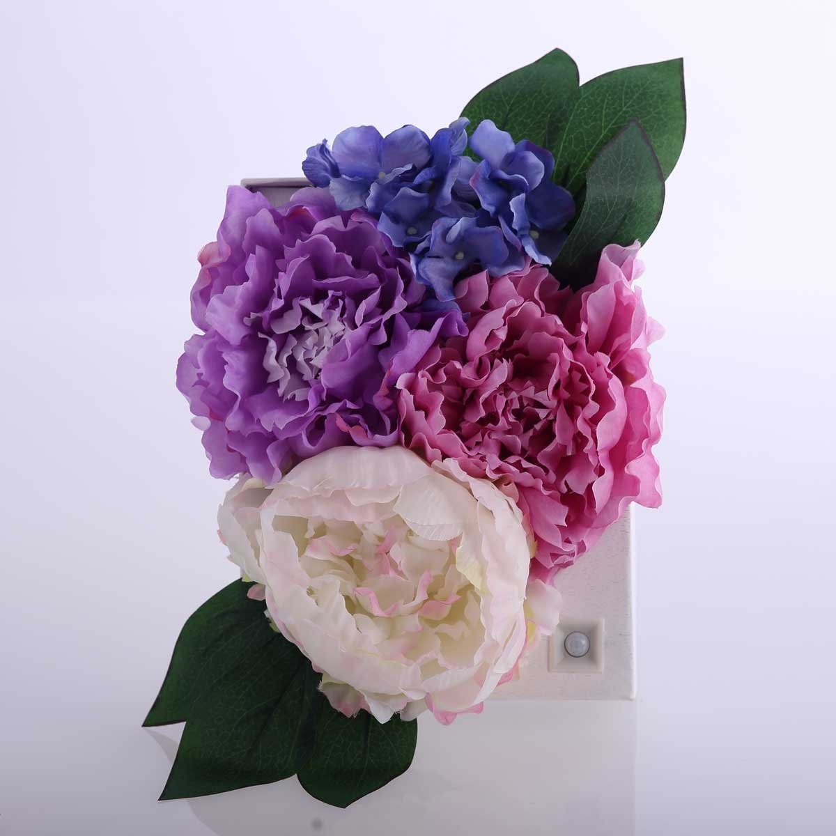 日本 岱樂鈁 Peony  畫框 Delight 感應燈花盆（贈無痕掛勾）- 紫色