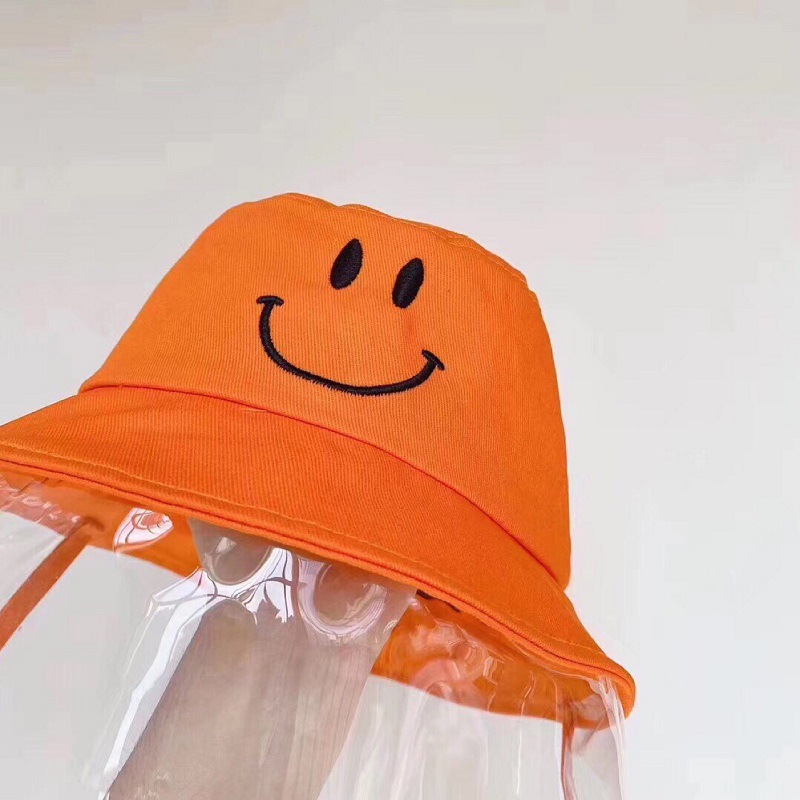 【防護大作戰】創意小物館 漁夫防護帽 兒童微笑橘