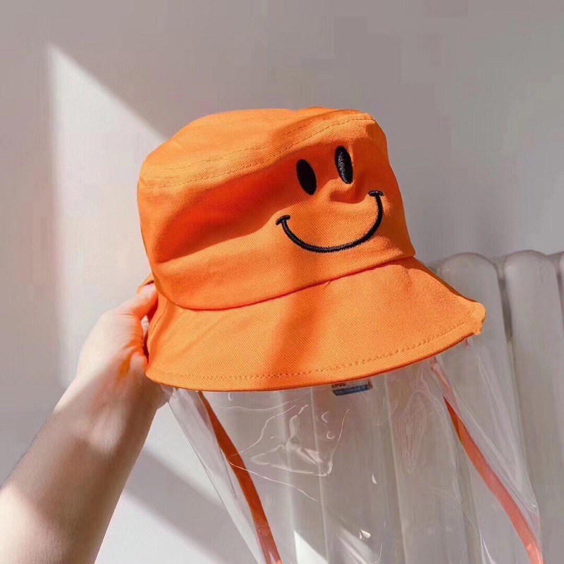 【防護大作戰】創意小物館 漁夫防護帽 兒童微笑橘