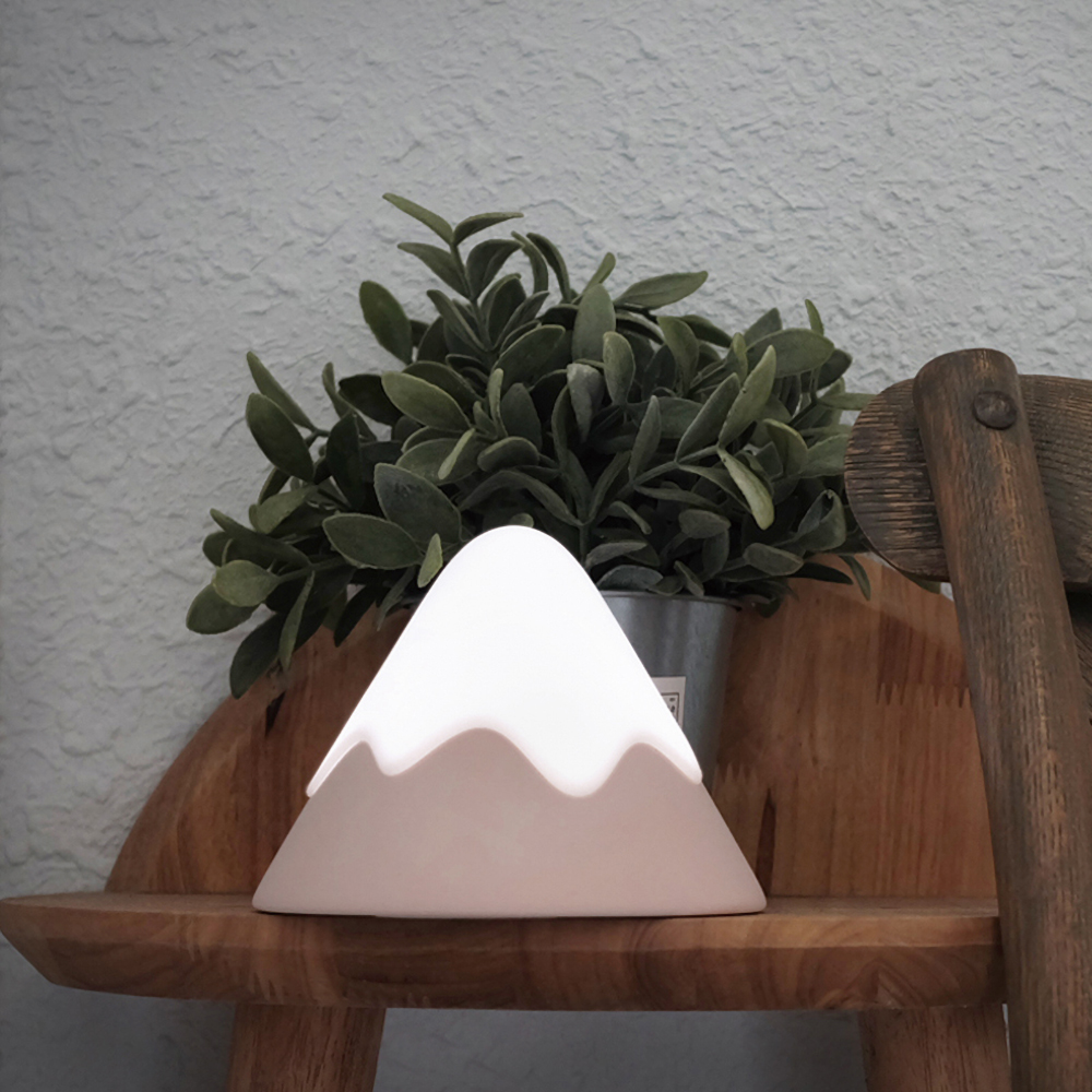Ethne 富士山桌面造型燈 - 粉紅色