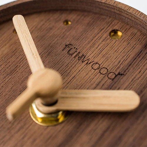 fünwood 木銅桌鐘