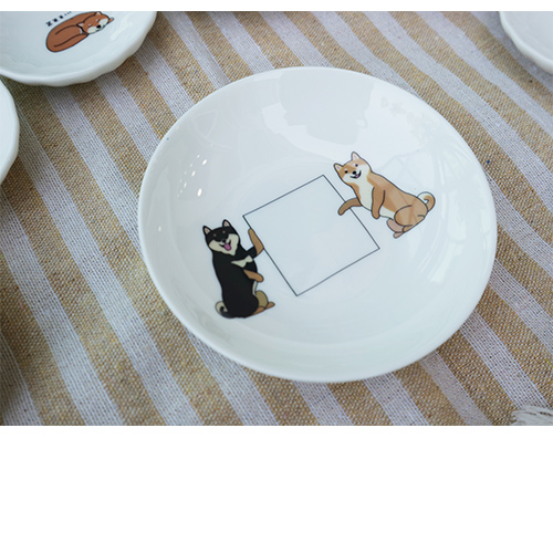 陶緣彩瓷 柴犬小碟套組 (柴犬小碟套組(16入)送4吋碟)