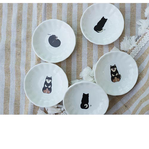 陶緣彩瓷 柴犬小碟套組 (柴犬小碟套組(16入)送4吋碟)