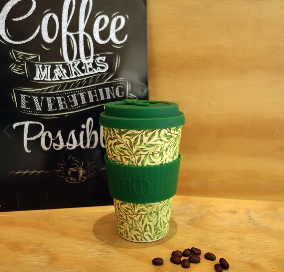 英國Ecoffee Cup 環保隨行杯400ml - William Morris藝術聯名款(垂柳)