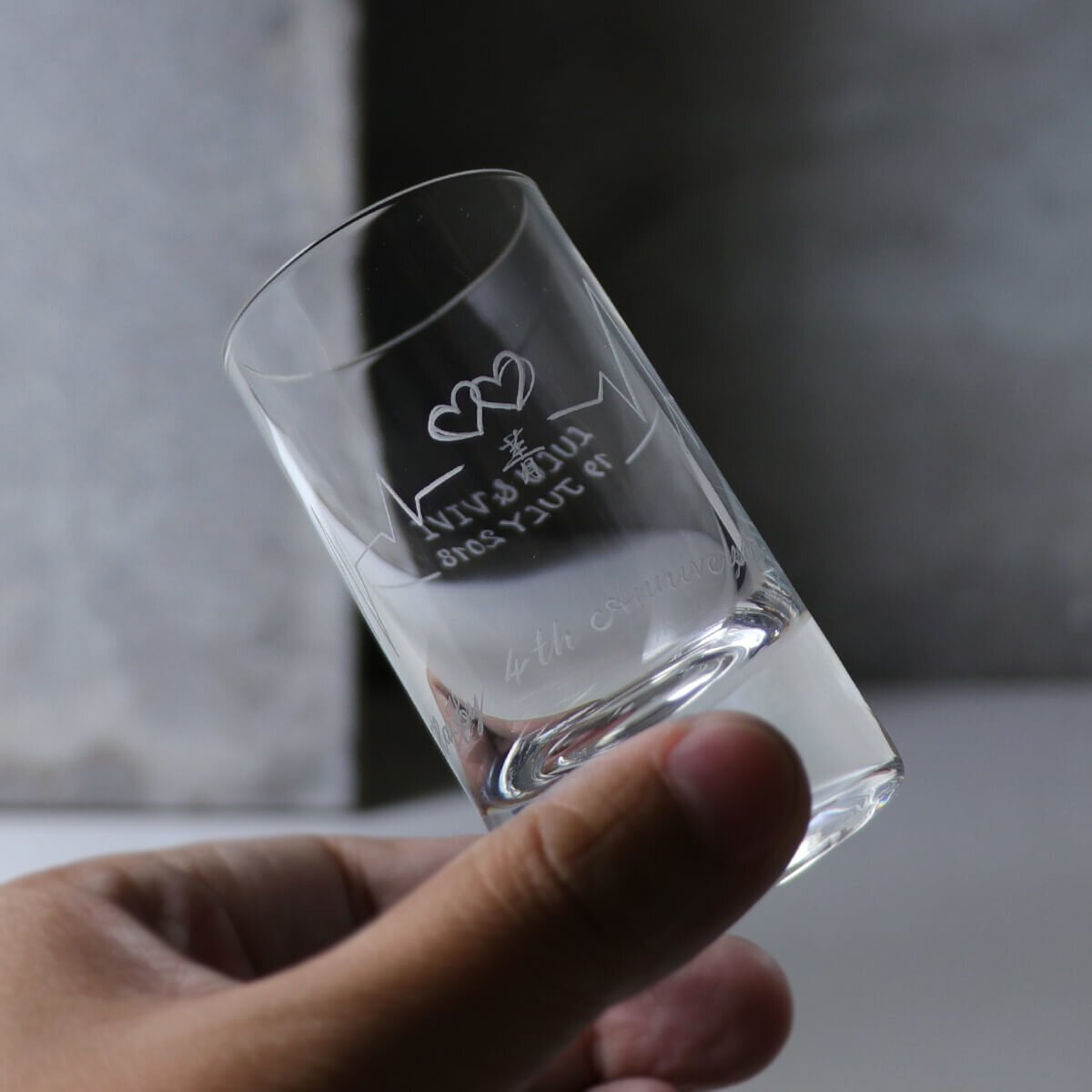 MSA【手工雕刻】(一對價) 46cc【SCHOTT ZWIESEL德國蔡司】心跳的聲音 烈酒對杯-GA2040