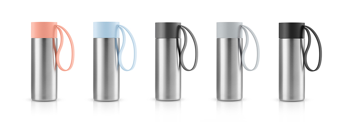 丹麥 eva solo 可掛式隨行杯 旋轉式杯蓋 橘