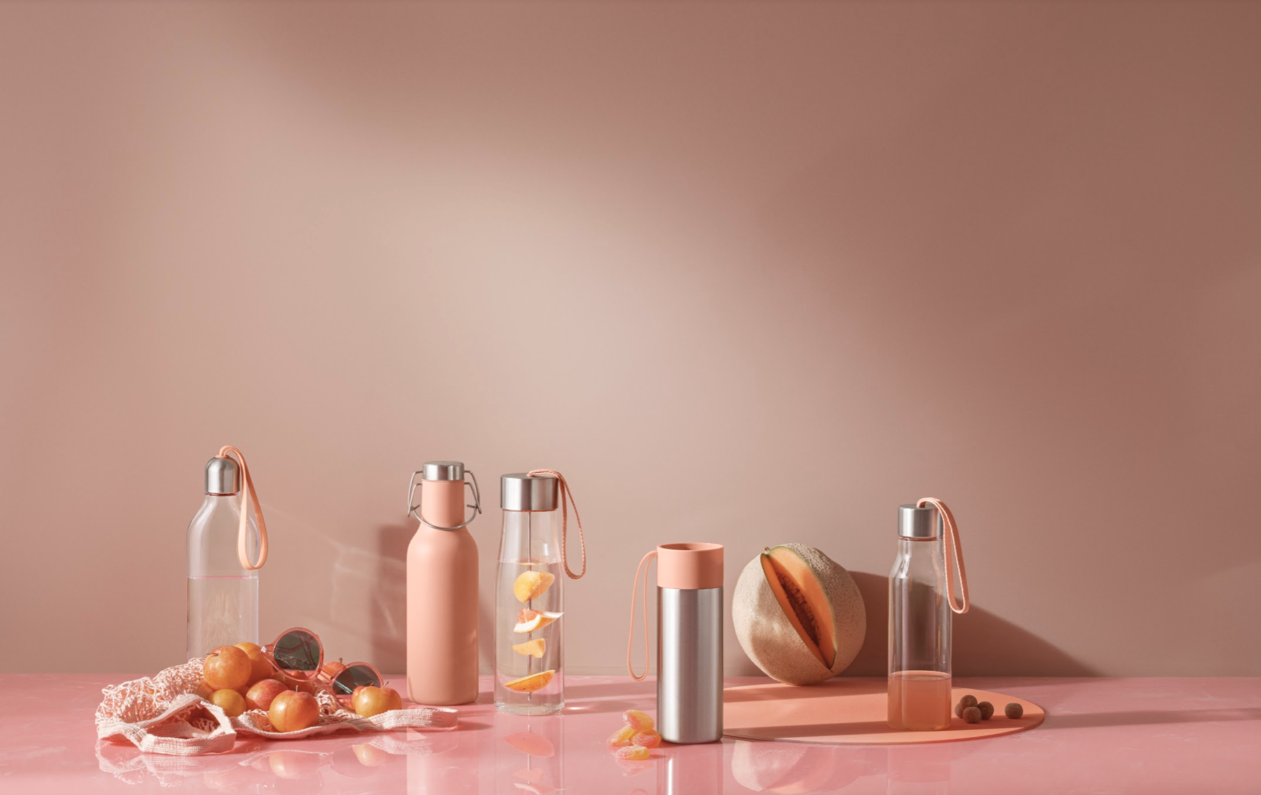 丹麥 eva solo 可掛式隨行杯 旋轉式杯蓋 橘