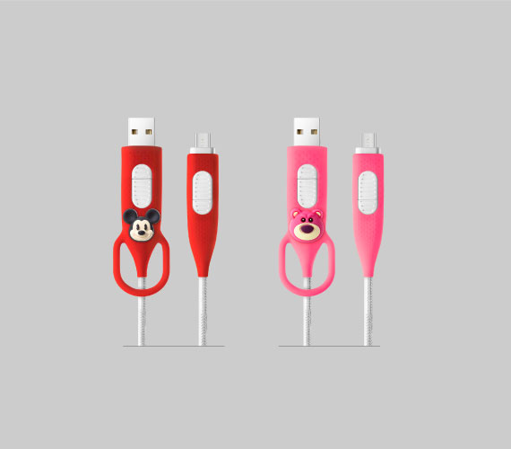 4合1充電傳輸線Disney 授權款