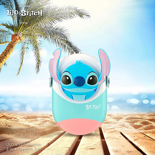 InfoThink 迪士尼系列三合一頸掛式風扇 史迪奇