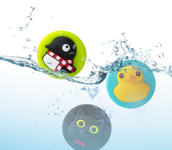 可水洗，髒汙不殘留｜ 感應逗扣取出晶片卡後，環保矽膠材質可直接水洗，髒污不殘留