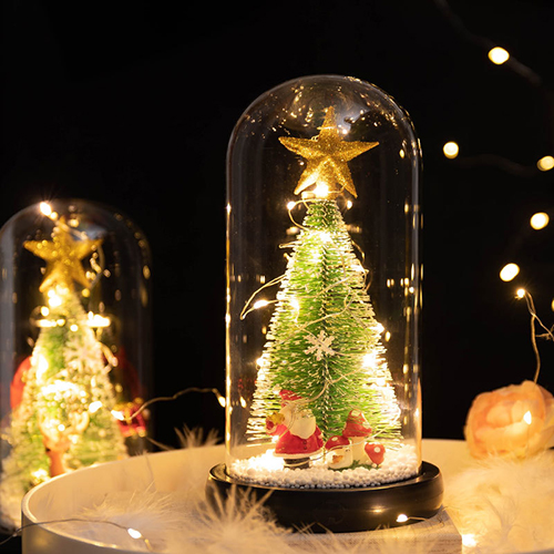 創意小物館 暖心聖誕氛圍LED小擺件 星星聖誕老人