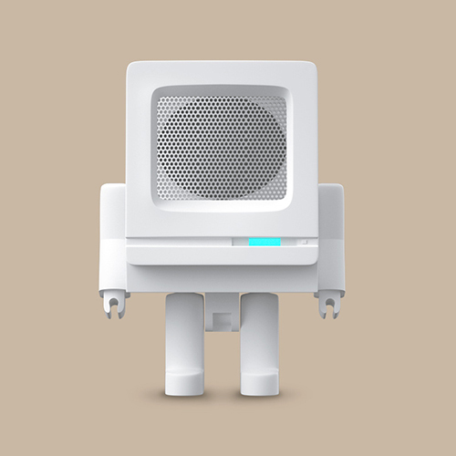 【3/29~5/31畢業季早鳥88折優惠】創意小物館 小電腦機器人藍芽音箱(單個)