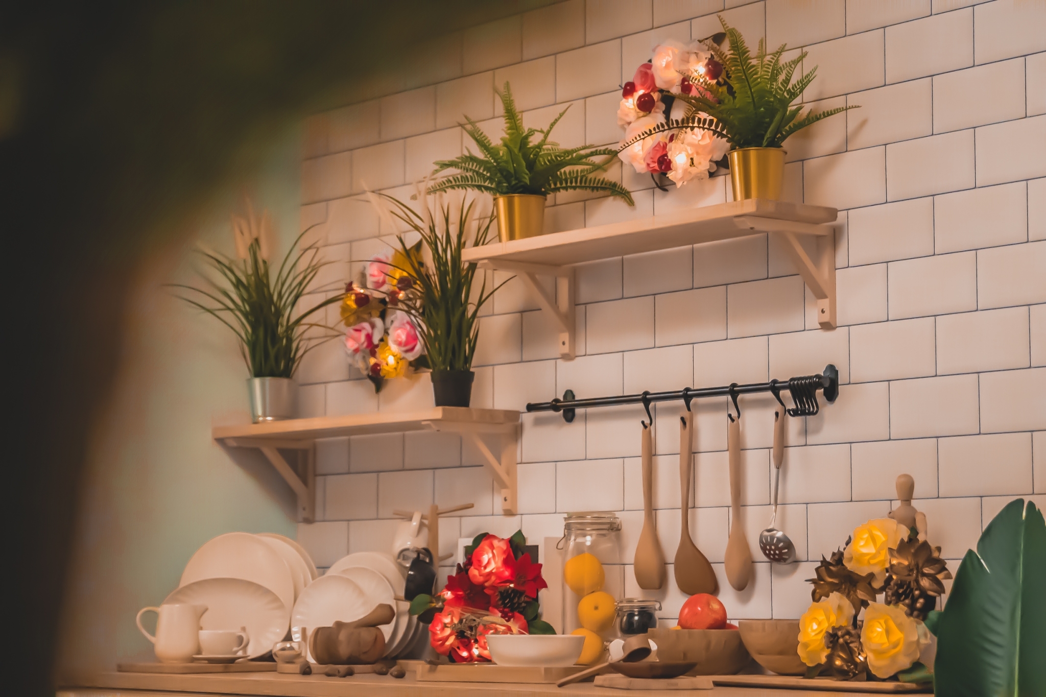 日本 岱樂鈁 Delight 聖誕花圈感應燈 聖誕紅