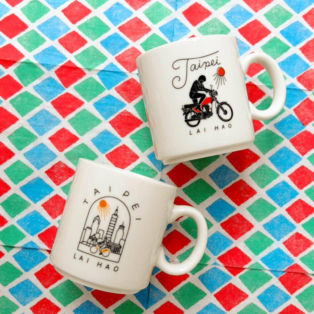 來好 LAI HAO 臺灣好風光馬克杯-I LOVE U-Bike