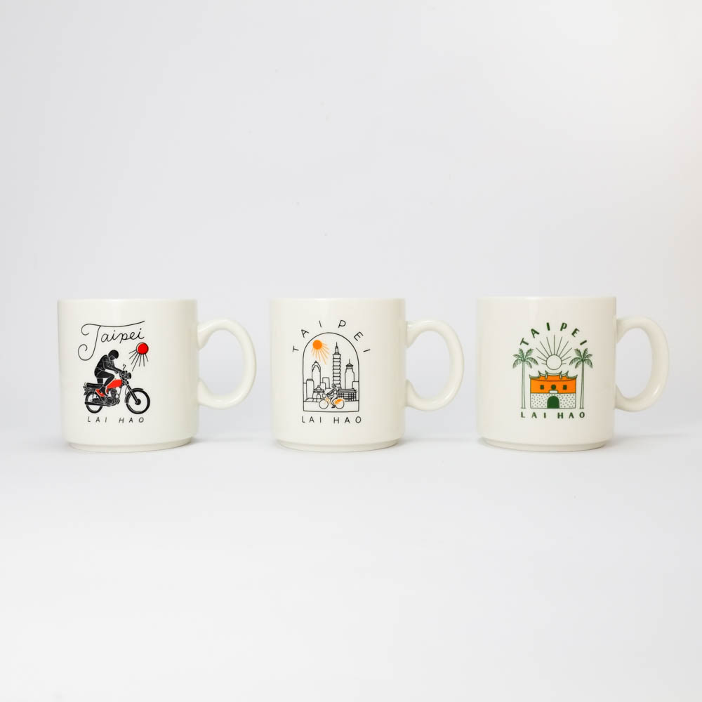 來好 LAI HAO 臺灣好風光馬克杯-I LOVE U-Bike