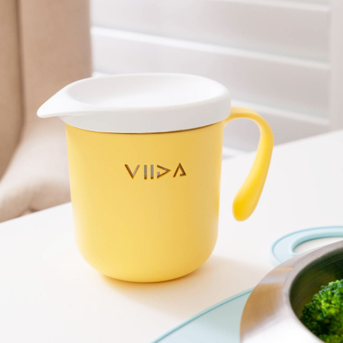 VIIDA Soufflé 抗菌不鏽鋼杯(萊姆黃)