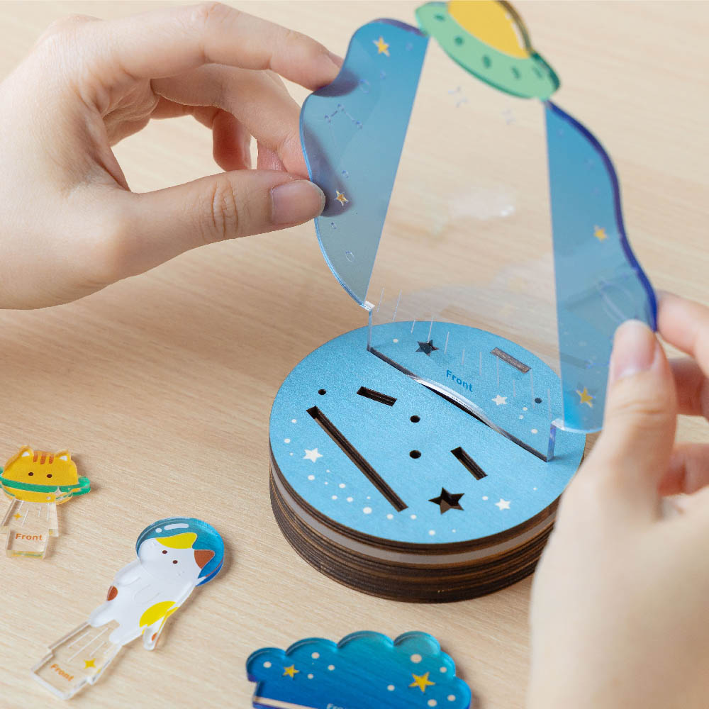 壓克力零件依凹槽插入