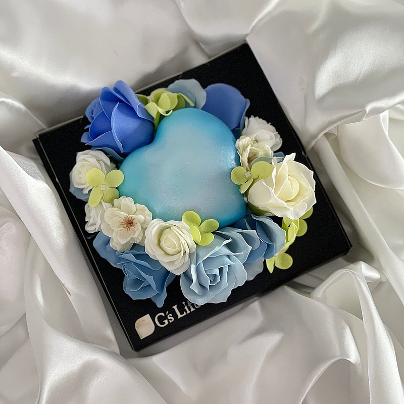 【4/9~5/12母親節現貨特惠】G’s Life 浪漫滿心 粉藍蛋糕香皂禮盒