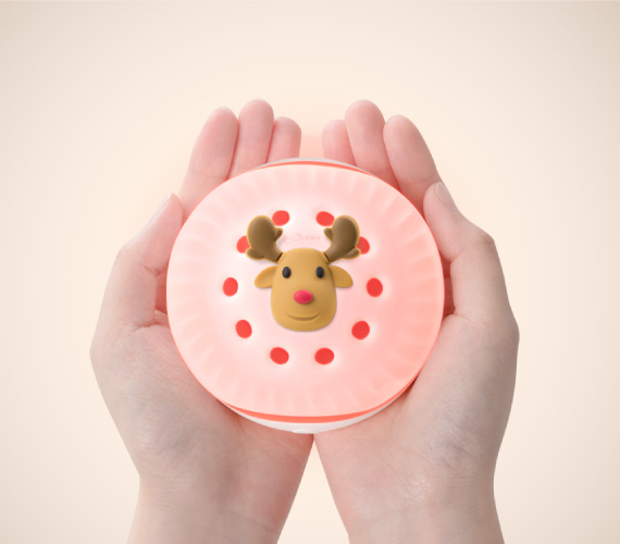 【萌系角色，療癒陪伴】
逗扣香氛燈，可換式萌角色逗扣結合情境燈，讓香氛療癒陪伴