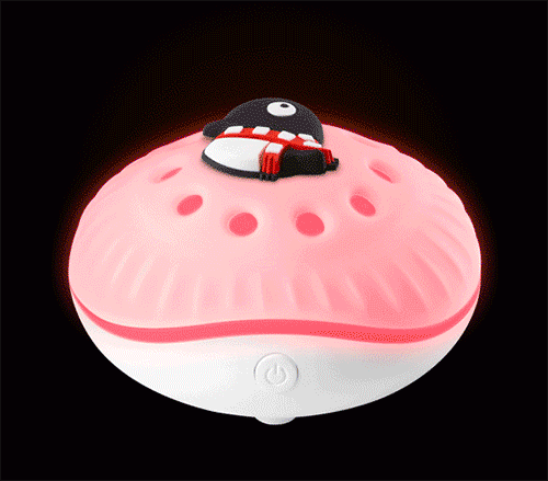 【呼吸燈轉換心情】
一鍵啟用七彩呼吸燈，在充滿香氛的環境中，打造生活儀式感